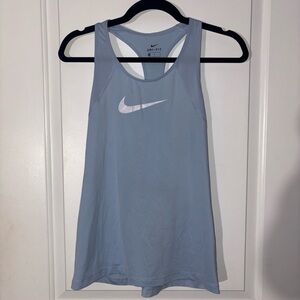 Nike Light Blue Racerback Dri-FIT Tank